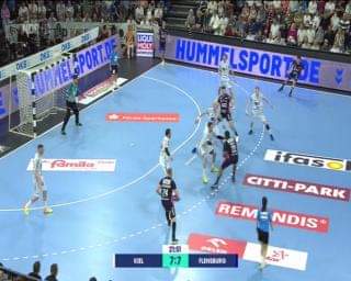 Trickwurf: Dreher vom THW Kiel