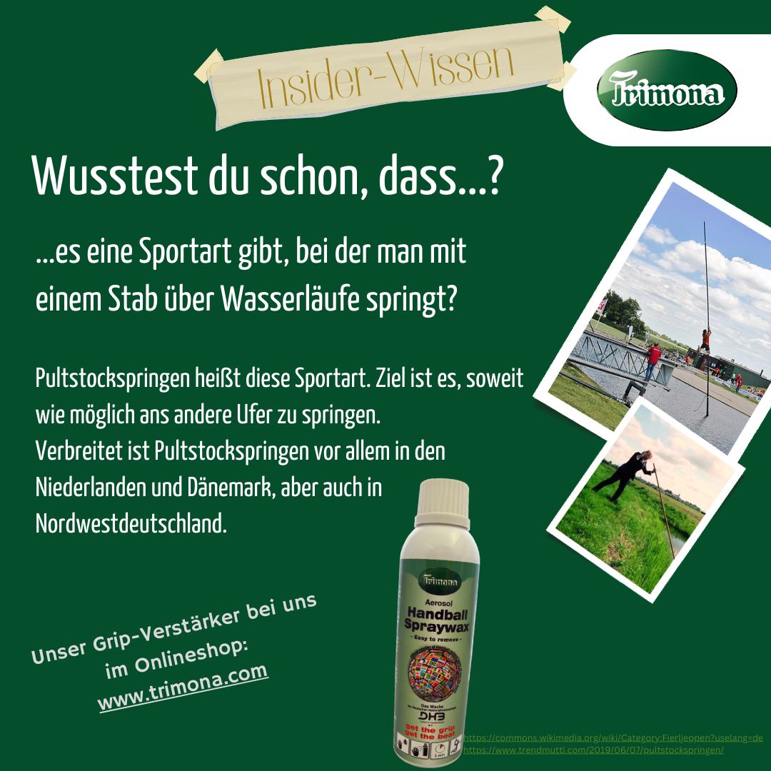 Pultstockspringen Grip: Halt am Stock