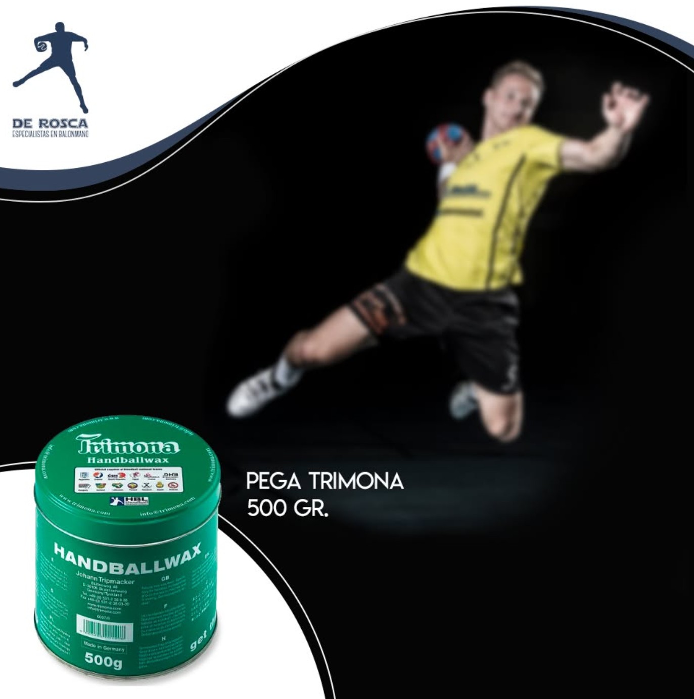 Trimona Handballwax Classic: Natürliches Harz für Top-Grip im Handball