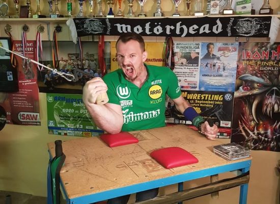 Besserer Grip beim Armwrestling: Liquid Grip von Trimona