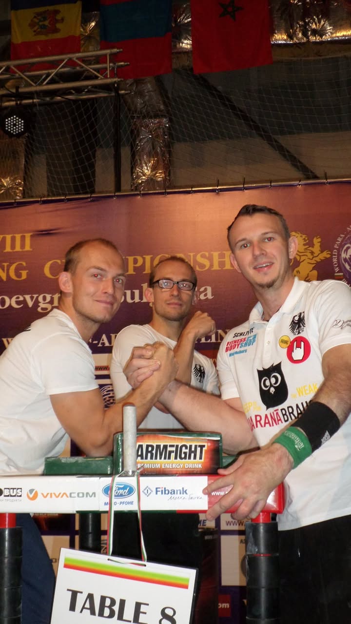 Besserer Grip im Armwrestling: Matthias Schlitte setzt auf Trimona Liquid Grip